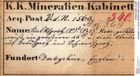 Etiketten zu Calcit (NHMW-MIN-As369)